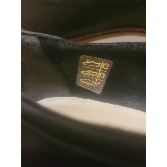 Summit by White Mountain Brody Black Leather Slip On Loafers 39 Platform Italy - Picture 4 of 9